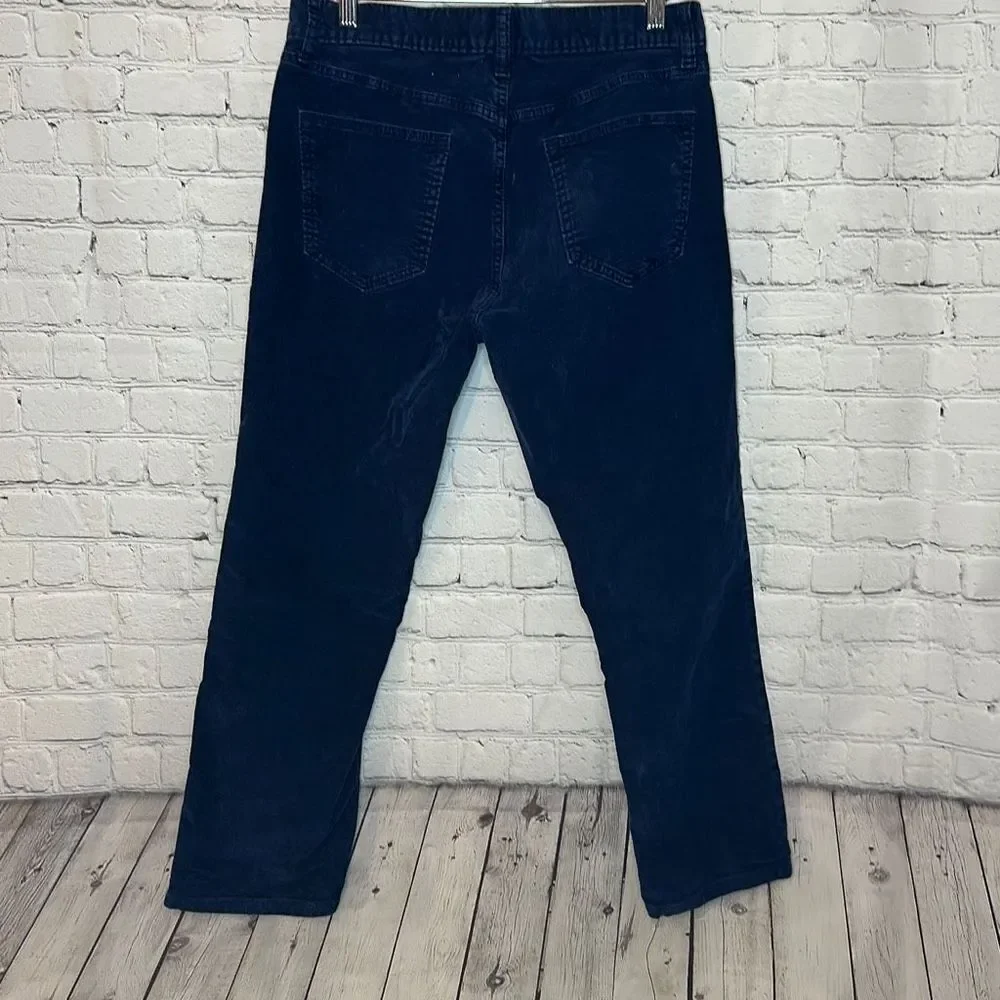 Banana republic Slim Fit Navy Corduroy Preppy Pants size 32‎